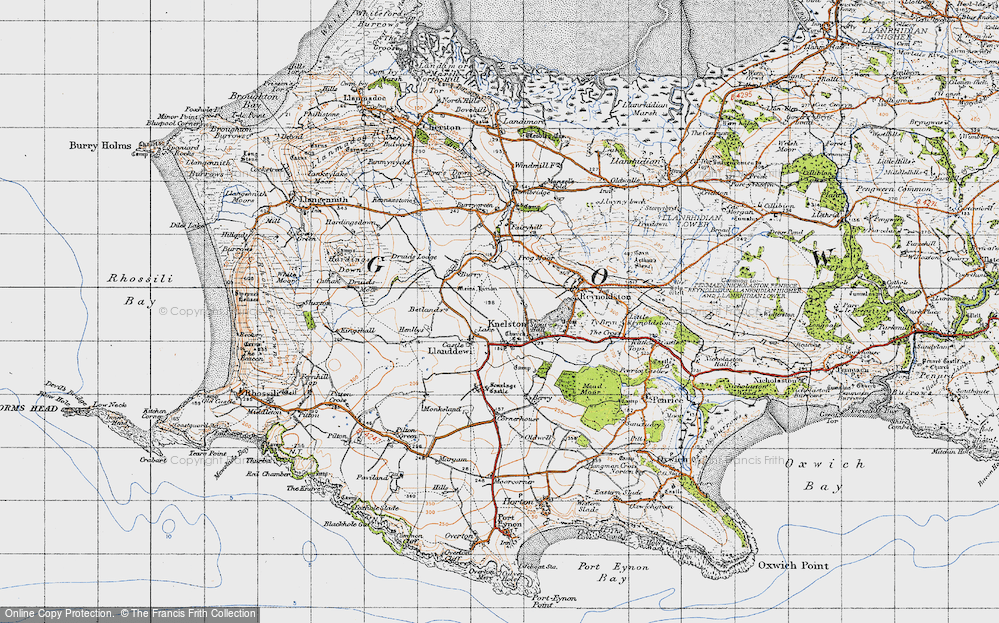 Old Map of Llanddewi, 1946 in 1946
