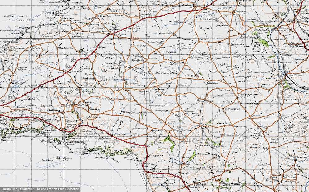 Old Map of Llandeloy, 1946 in 1946