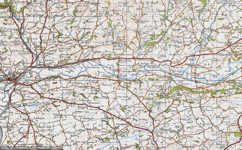 Old Map of Llandilo-yr-ynys, 1946 in 1946