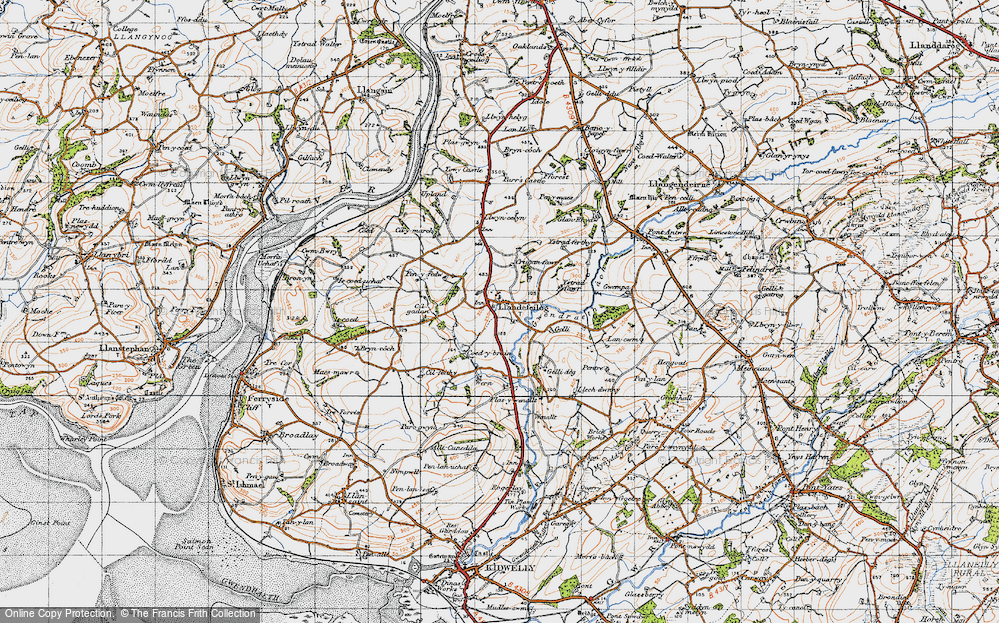 Llandyfaelog, 1946