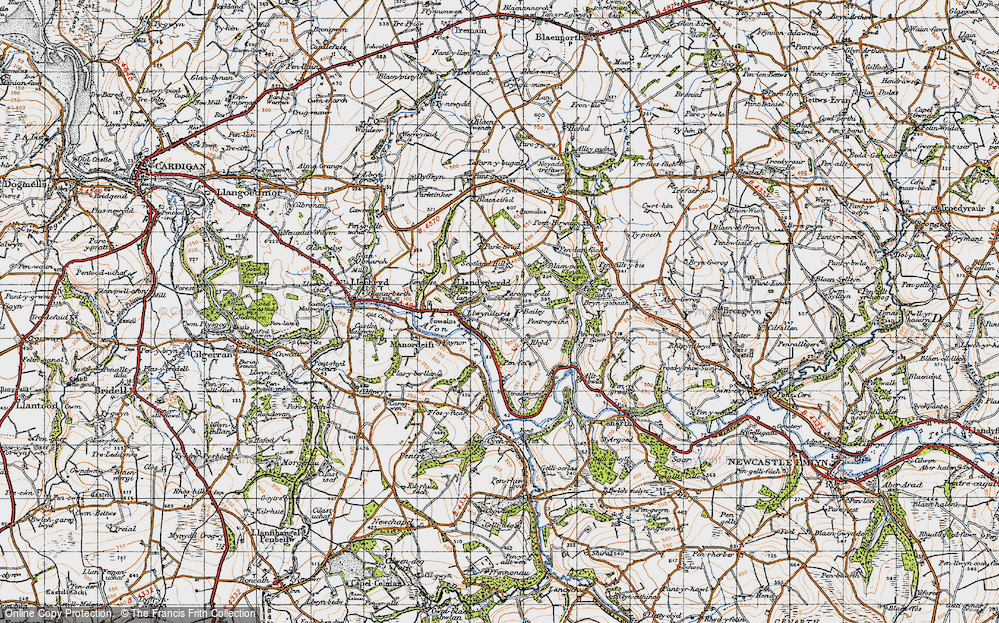 Llandygwydd, 1947