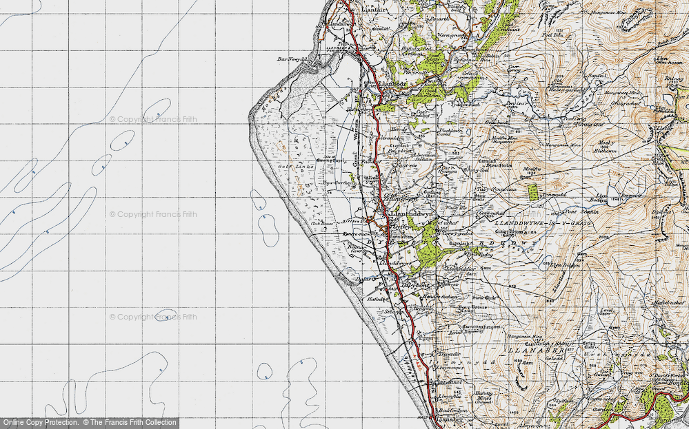 Old Map of Llanenddwyn, 1947 in 1947
