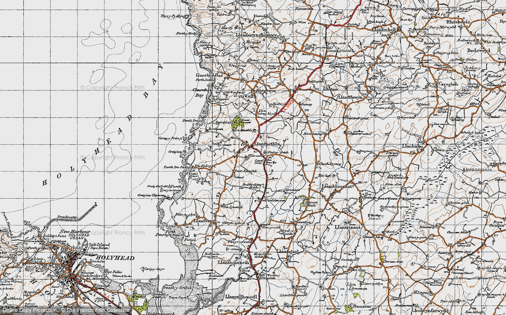 Old Map of Llanfaethlu, 1947 in 1947