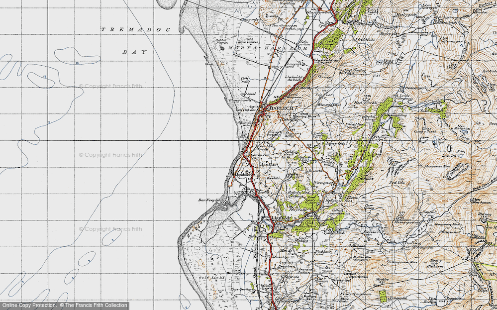 Old Map of Llanfair, 1947 in 1947