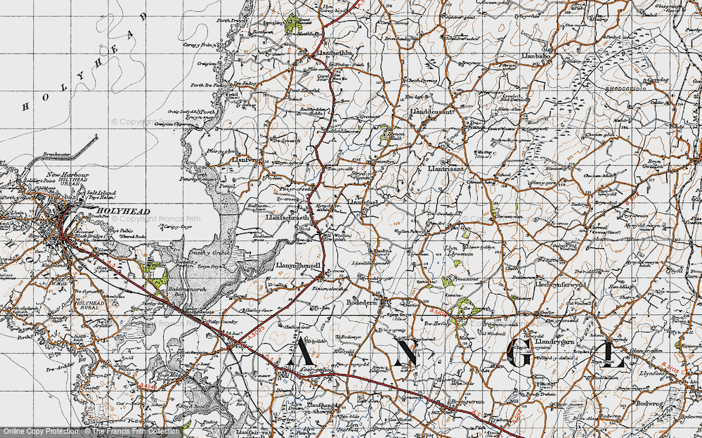 Old Map of Llanfigael, 1947 in 1947