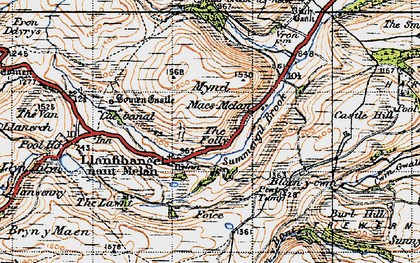 Old map of Water-break-its-neck in 1947