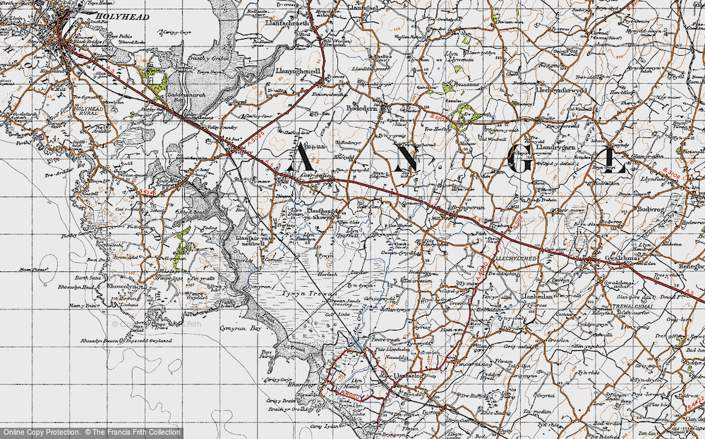 Old Map of Llanfihangel yn Nhowyn, 1947 in 1947
