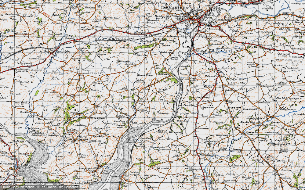 Llangain, 1946