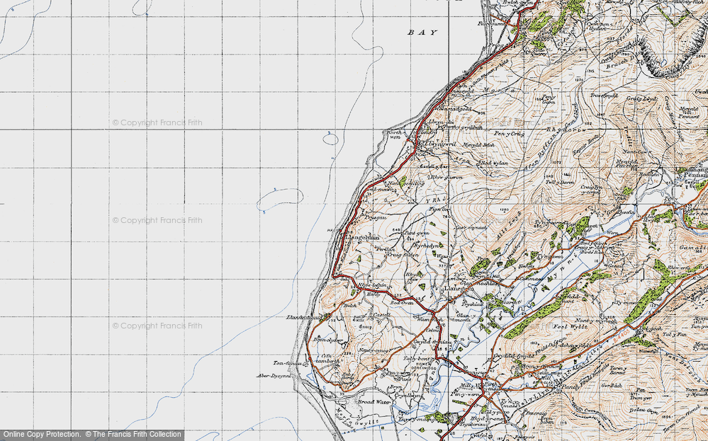 Old Map of Llangelynnin, 1947 in 1947