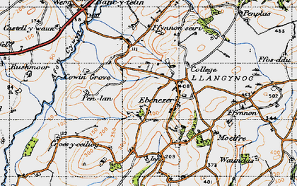 Old map of Ardderfin in 1946