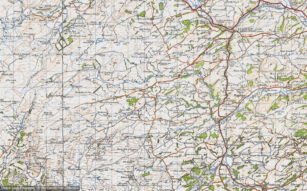 Llanllugan, 1947