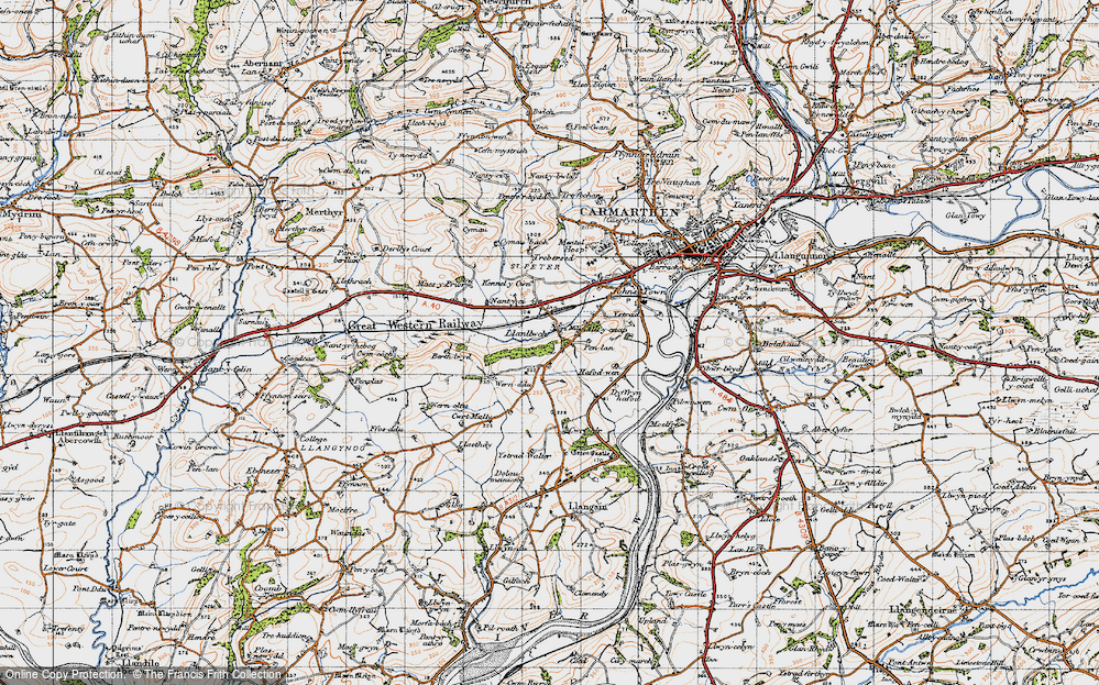 Llanllwch, 1946