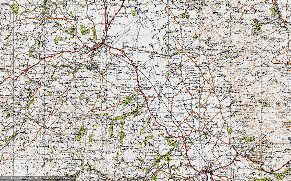 Llanrhaeadr, 1947