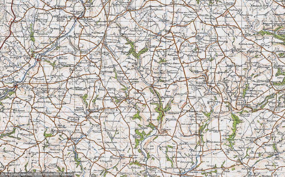 Old Map of Llanwinio, 1946 in 1946
