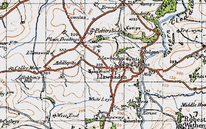 Old map of Addlepits in 1946