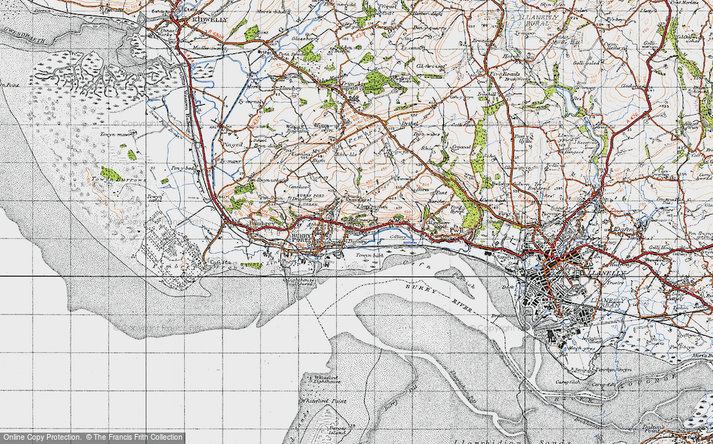 Old Map of Llettyrychen, 1946 in 1946