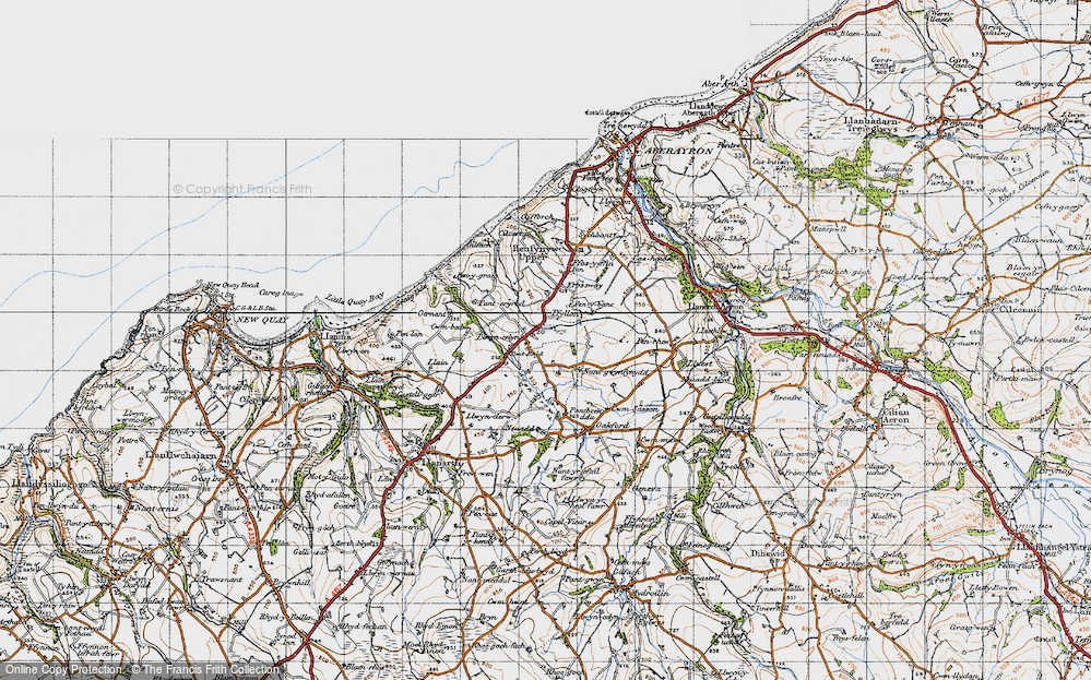 Old Map of Llwyncelyn, 1947 in 1947