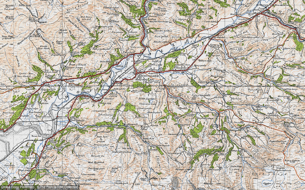 Old Map of Llyn Glanmerin, 1947 in 1947
