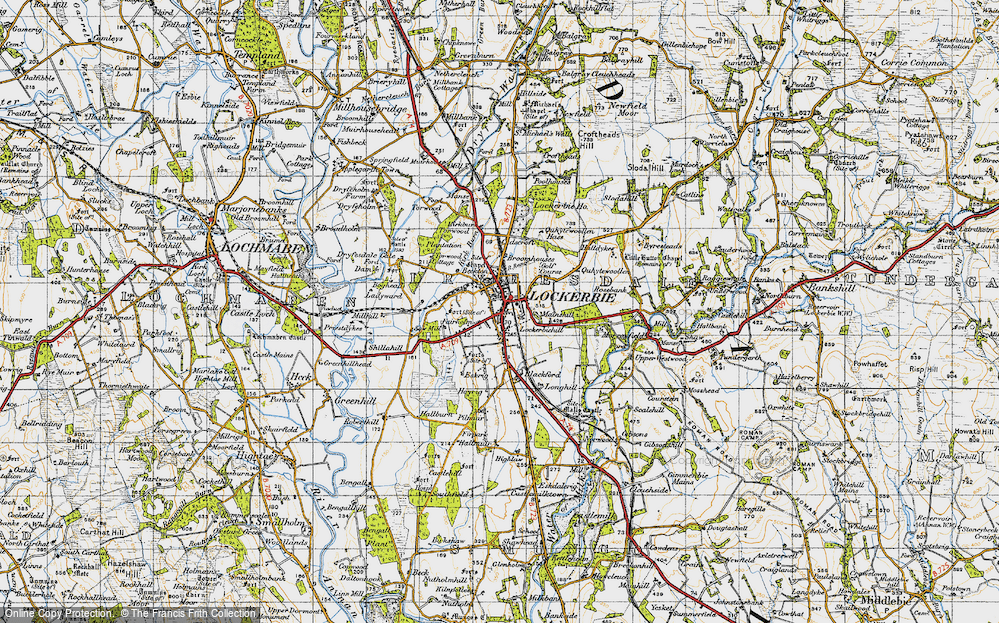 Old Map of Lockerbie, 1947 in 1947