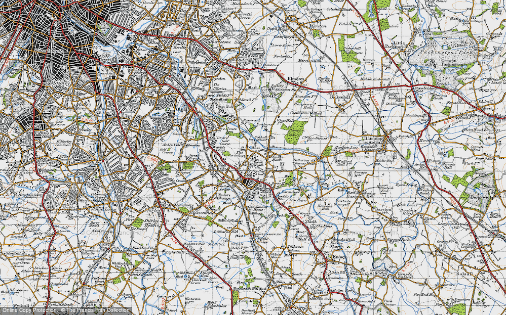 Old Map of Lode Heath, 1947 in 1947
