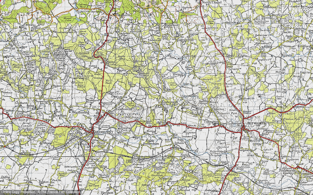 Old Map of Lodsworth, 1940 in 1940