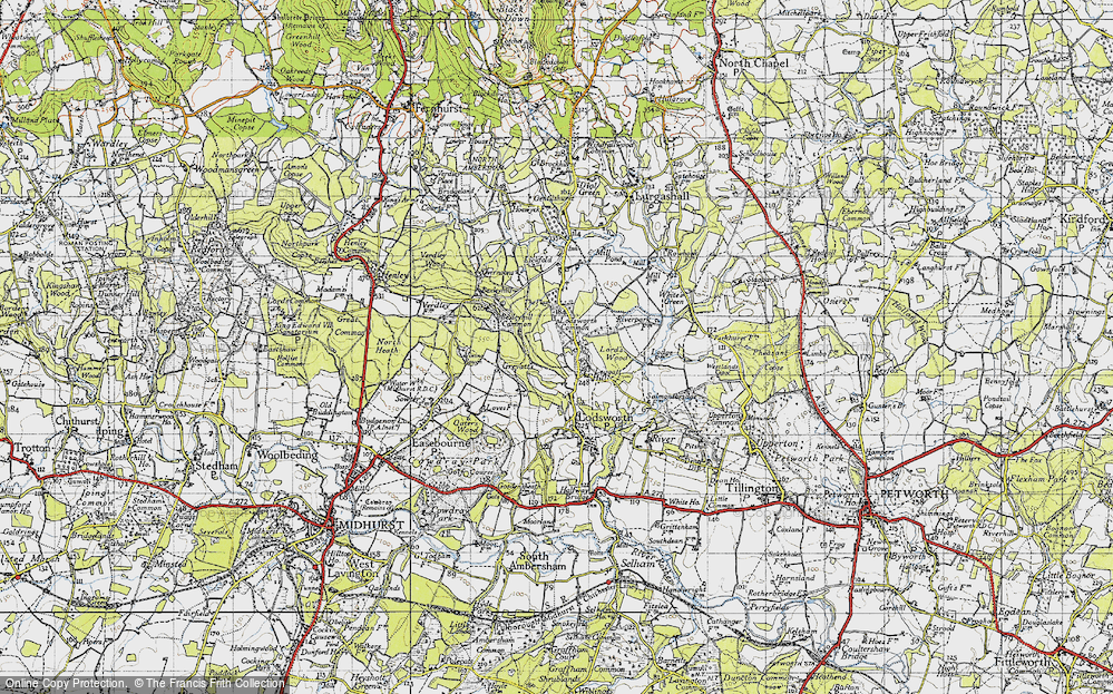 Old Map of Lodsworth Common, 1940 in 1940