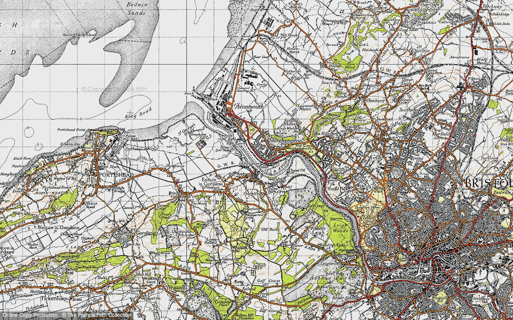 Old Map of Lodway, 1946 in 1946