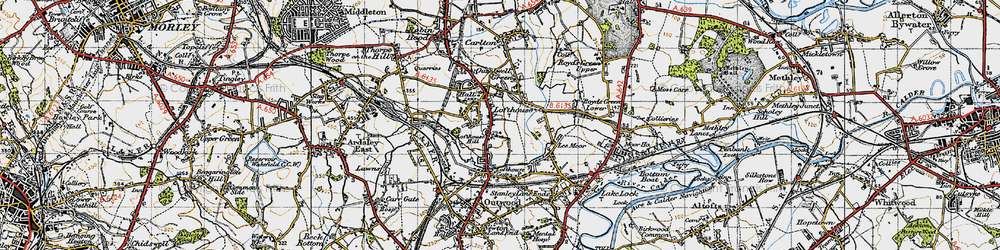 Old map of Lofthouse in 1947