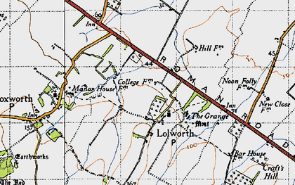 Old map of Buckingway Business Park in 1946