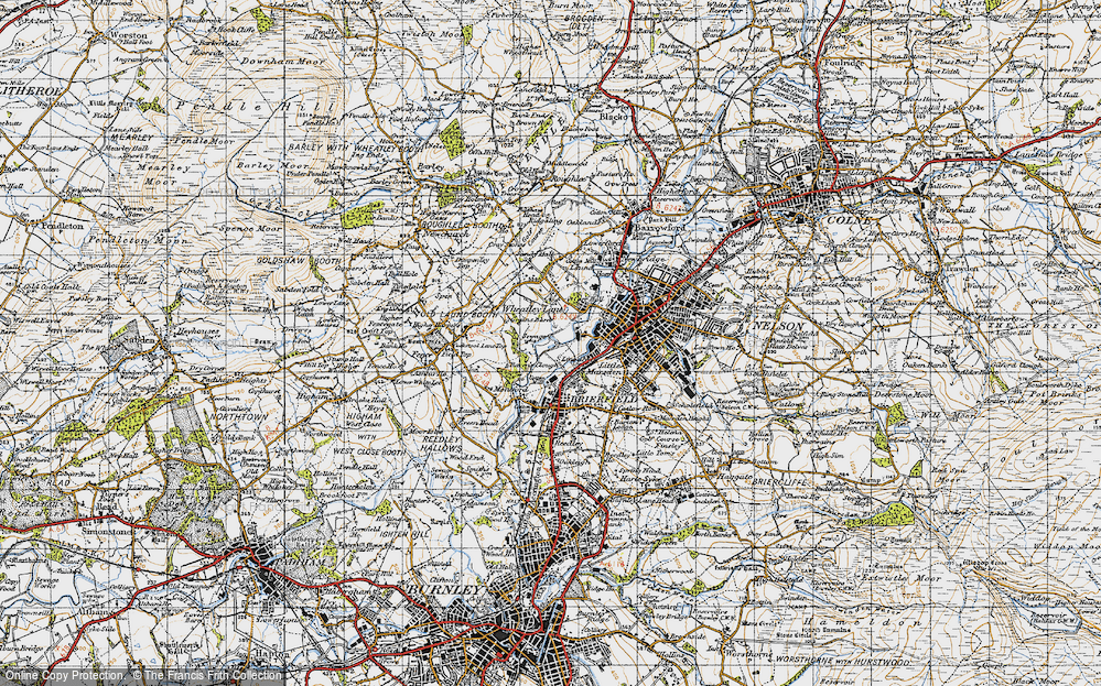 Old Map of Lomeshaye, 1947 in 1947