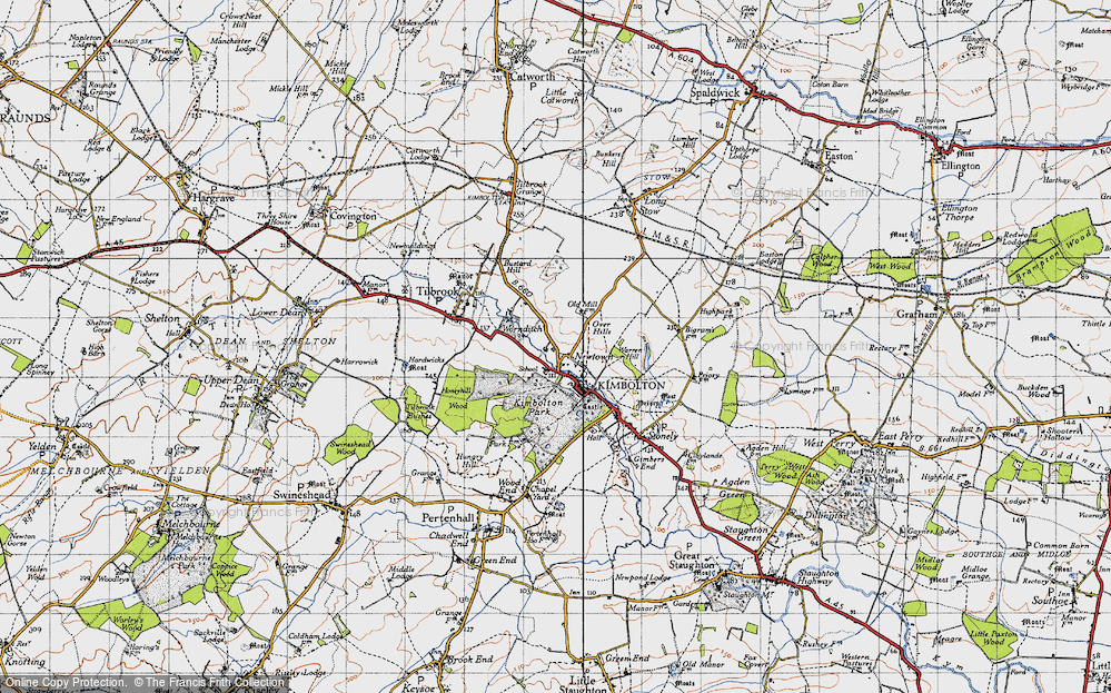 Old Map of London End, 1946 in 1946