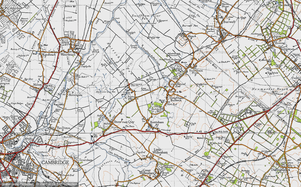 Old Map of Long Meadow, 1946 in 1946