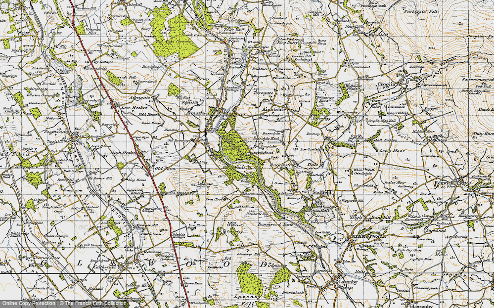 Old Map of Longdales, 1947 in 1947