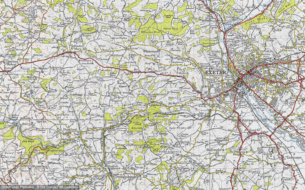 Old Map of Longdown, 1946 in 1946