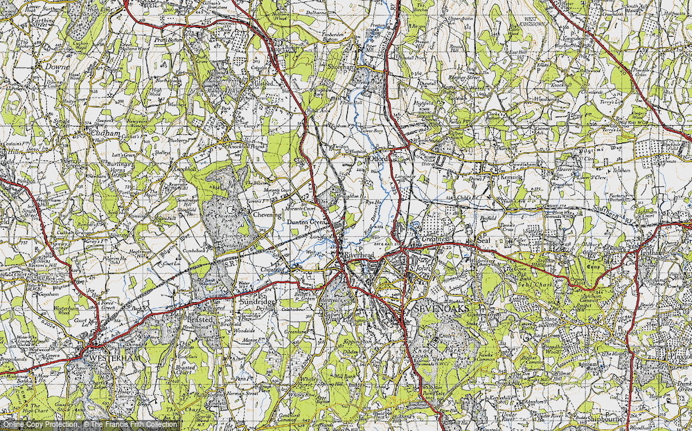 Old Map of Longford, 1946 in 1946