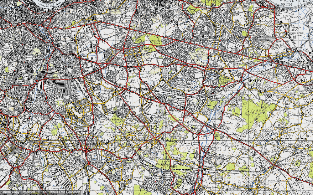 Old Map of Longlands, 1946 in 1946