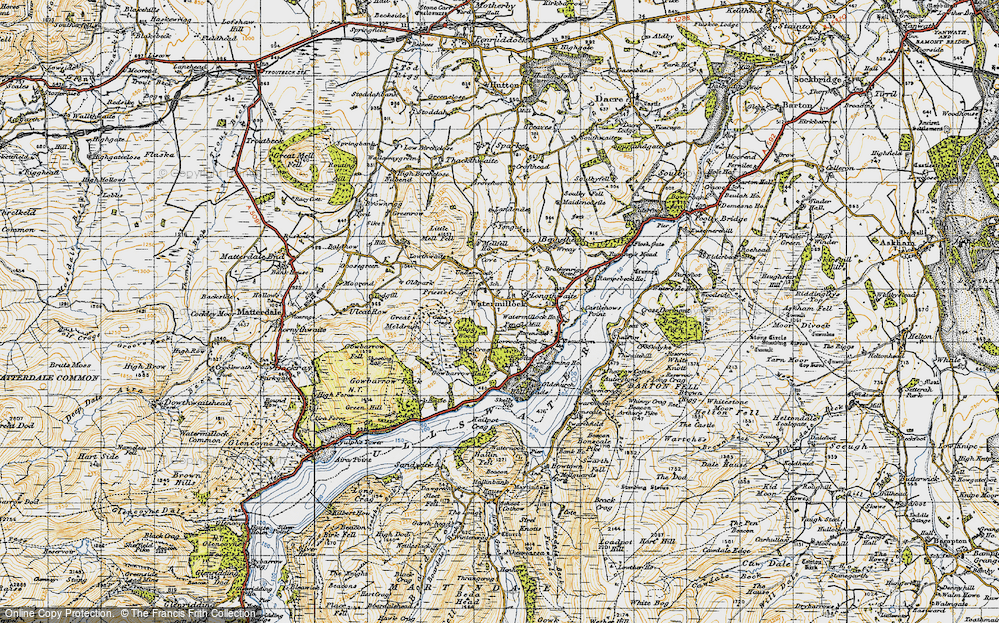 Old Map of Longthwaite, 1947 in 1947