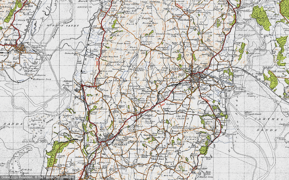 Old Map of Loppergarth, 1947 in 1947