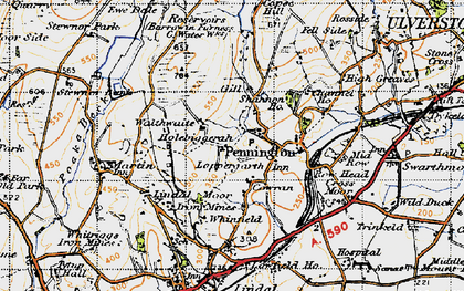 Old map of Loppergarth in 1947