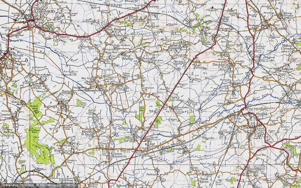Old Map of Lottisham, 1946 in 1946