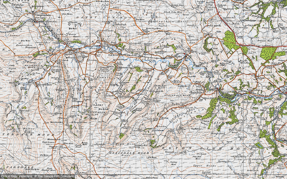 Old Map of Low Garth, 1947 in 1947