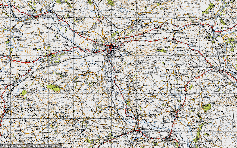 Old Map of Low Snaygill, 1947 in 1947