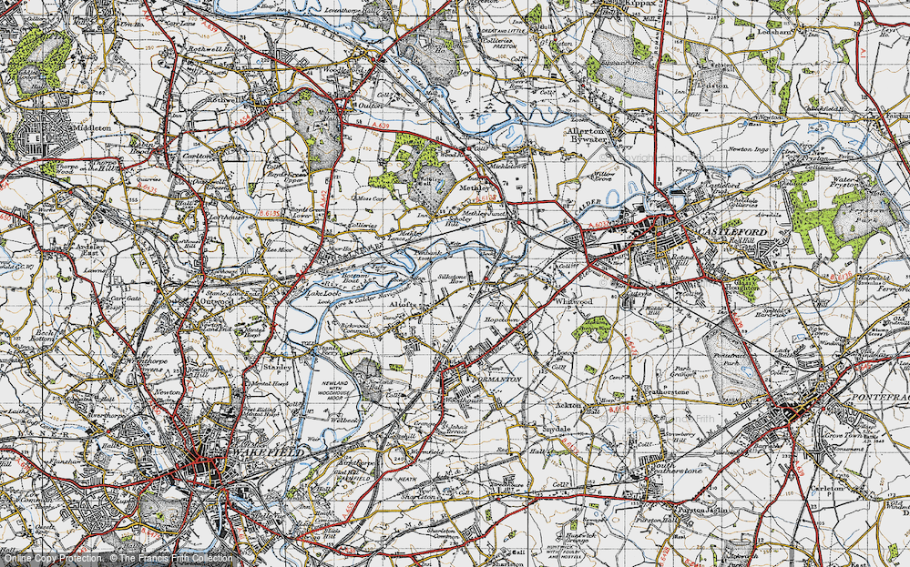Old Map of Lower Altofts, 1947 in 1947