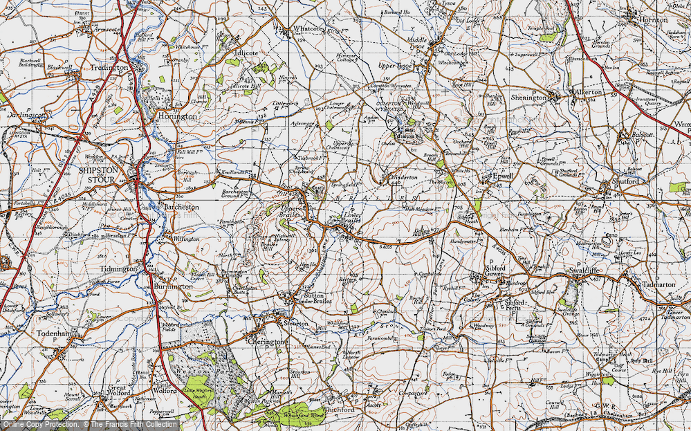 Old Map of Lower Brailes, 1946 in 1946