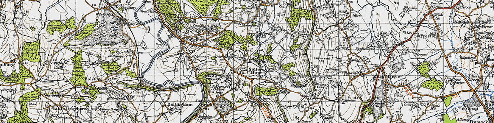 Old map of Lower Buckenhill in 1947
