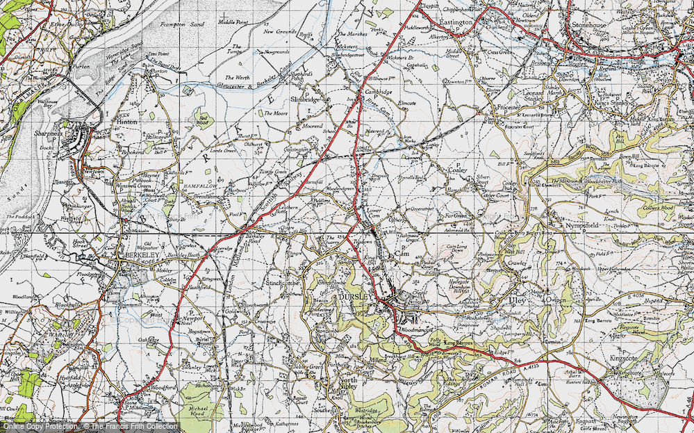 Old Map of Lower Cam, 1946 in 1946