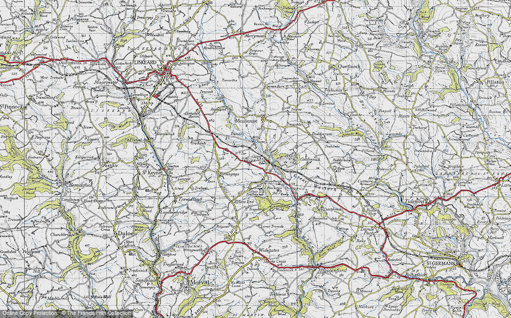 Old Map of Lower Clicker, 1946 in 1946