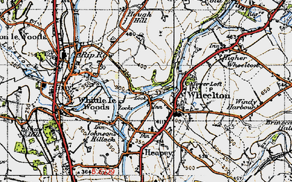 Old map of Lower Copthurst in 1947