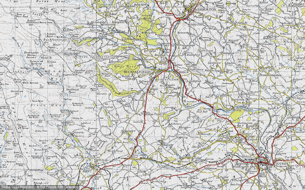 Old Map of Lower Dean, 1946 in 1946