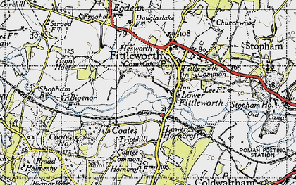 Old map of Lower Fittleworth in 1940